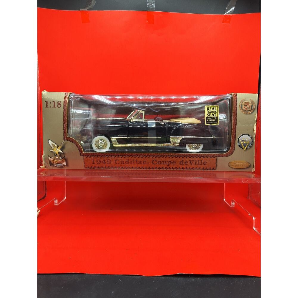 ROAD LEGENDS LIMITED REAL LEATHER EDITION 1949 CADILLAC COUPE DE VILLE BLACK